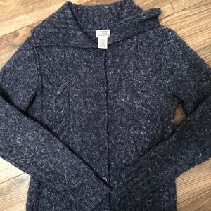 L.L. Bean Button Down Cardigan Blue Size Small